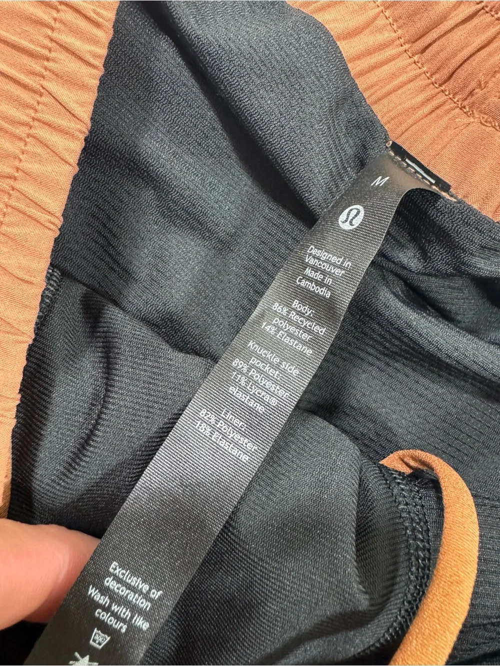 Lululemon Pace Break Lined Shorts